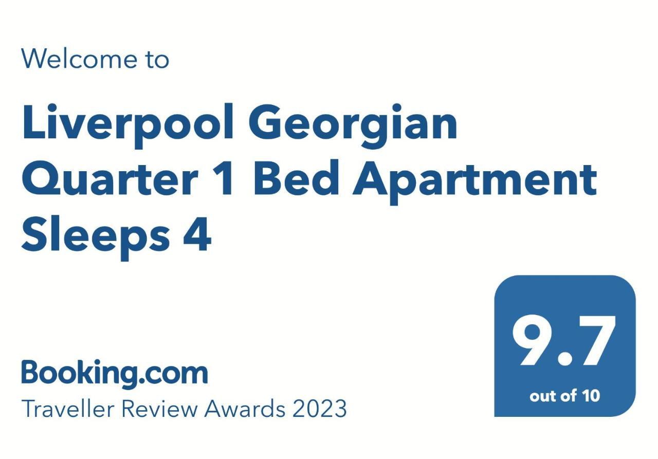 Liverpool Georgian Quarter 1 Bed Apartment Sleeps 4 Dış mekan fotoğraf